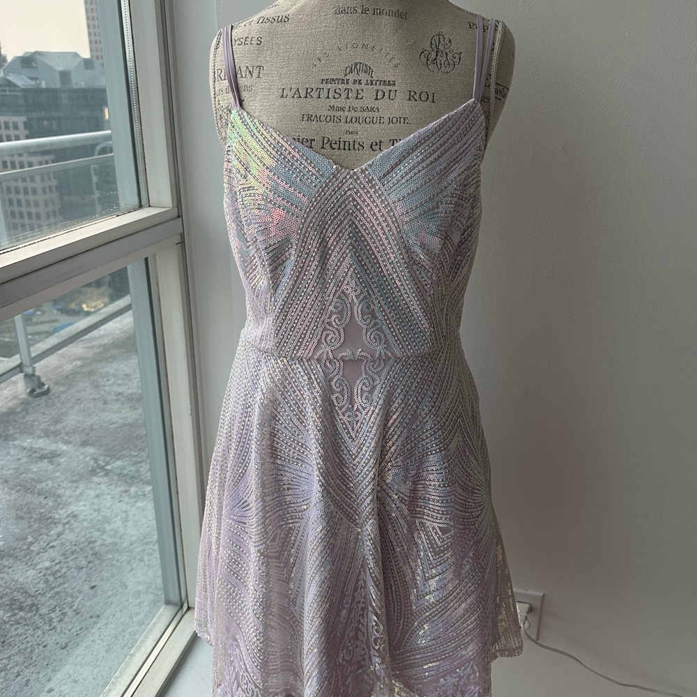 Elegant Lavender Dress